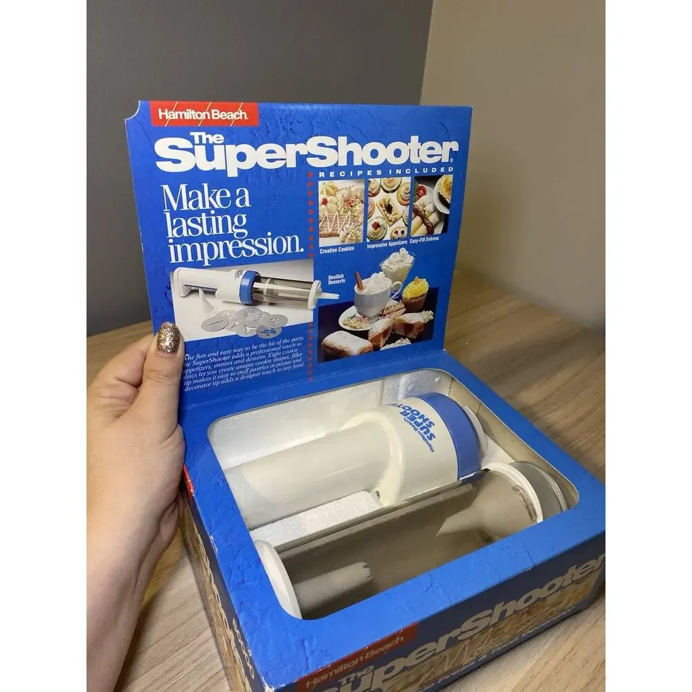 Hamilton Beach The Super Shooter Cordless Cookie Press & Food Decorator